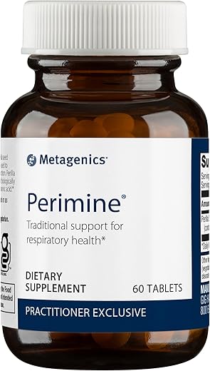 Perimine – Respiração Saudável, Respiratório – 60 cápsulas - Metagenics