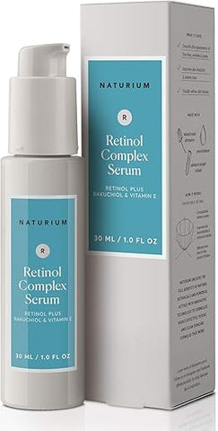 Retinol Complex Serum: Microencapsulated Retinols + Bakuchiol, Refinando a Pele – 30ml - Naturium