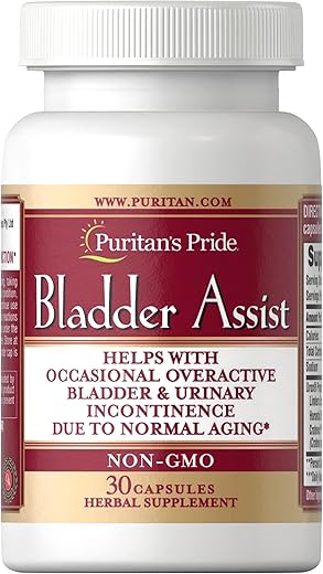 Puritan's Pride - Puritan’s Pride Bladder Assist – Suporte para a Bexiga – 60 Cápsulas