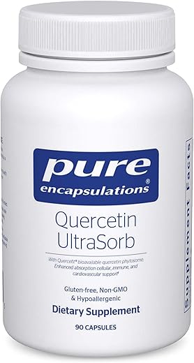 Quercetin UltraSorb | Suporte Celular, Imunológico e Cardiovascular Aprimorado | 90 Cápsulas - Pure Encapsulations