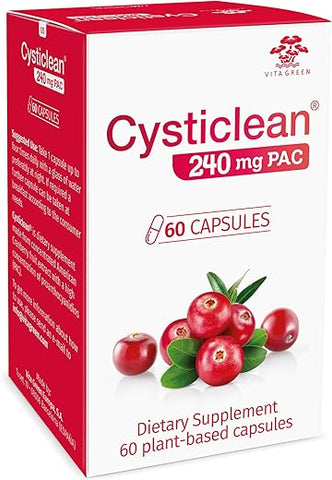Cysticlean - Suplemento Cranberry PAC 240mg para Saúde do Trato Urinário – Marca em Destaque