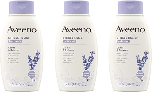 Body Wash Relaxante com Aveia Calmante, Lavanda e Camomila – 250ml - Aveeno