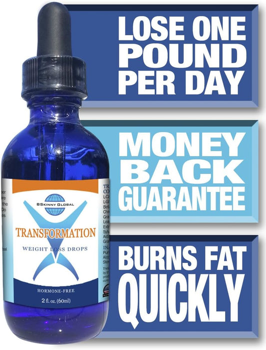BSkinny Global - Gotas de Emagrecimento Transformação | 60 ml | Perda de Peso | Marca em Primeiro Lugar