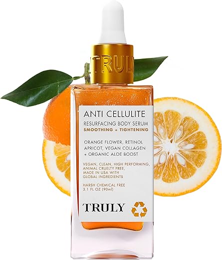 Beauty – Soro Anti-Celulite Melhor que Creme – Ajuda a Firmar a Pele, Loção Corporal com Retinol – Reduz Celulite – Hidratante Corporal – Comprime a Pele, Loção Corporal – 100ml - Truly