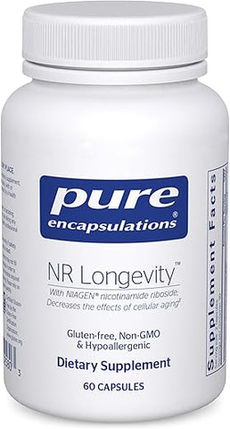 NR Longevity – Suporte ao Envelhecimento Saudável. Reposição de NAD - Pure Encapsulations