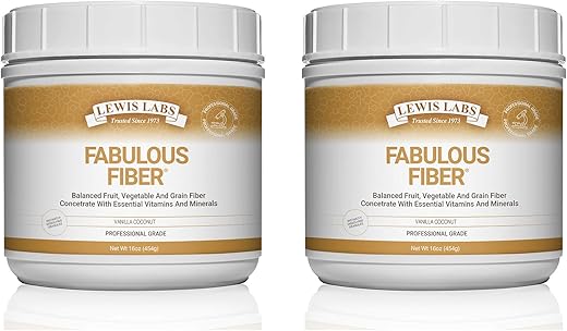 Pó de Fibra Fabuloso Lewis Labs | Delicioso Pó de Fibra Diário de Dissolução Rápida de Frutas e Vegetais | 100g