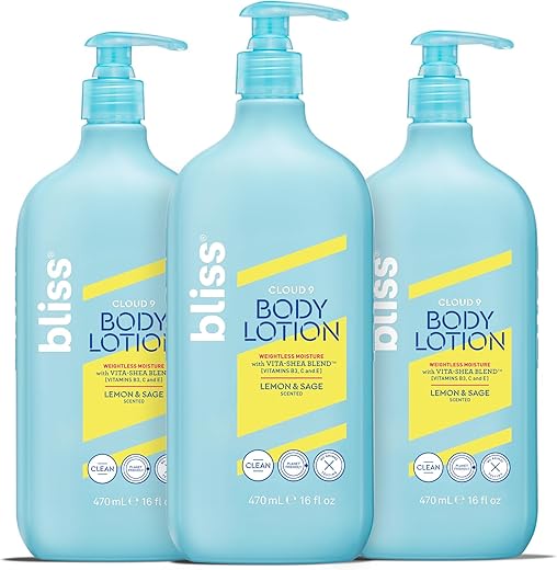 Cloud 9 Loção Corporal para Pele Seca – Limão | Hidratante para Pele Seca | 200ml - Bliss