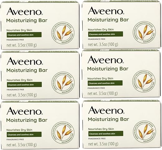 Aveeno - AVEENO Barra Hidratante Active Naturals 100g (Pack com 6)