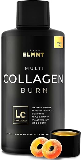 TERRA ELMNT - Colágeno Líquido Premium para Mulheres – Perda de Peso