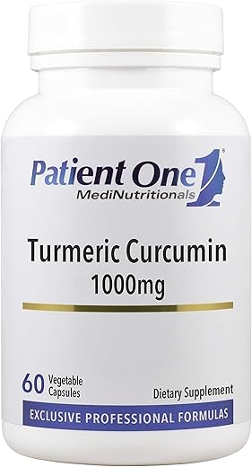 Cúrcuma Curcumina 1000 mg | Suporte à Resposta Inflamatória Saudável e Mais* | Com Extrato de Pimenta Preta | 60 Cápsulas - Patient One