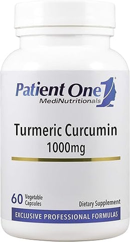Cúrcuma Curcumina 1000 mg | Suporte à Resposta Inflamatória Saudável e Mais* | Com Extrato de Pimenta Preta | 60 Cápsulas - Patient One