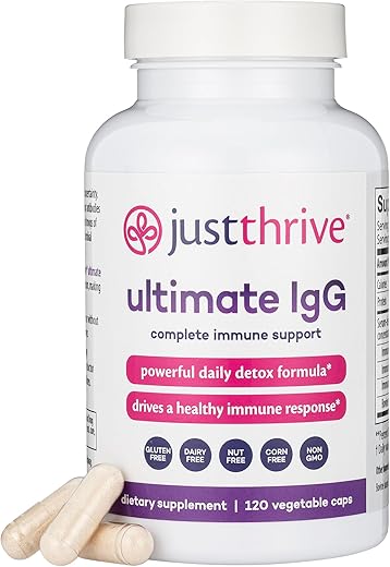 Suplemento de Suporte Imunológico Completo – Fórmula Detox, 120 Cápsulas Vegetais - Just Thrive