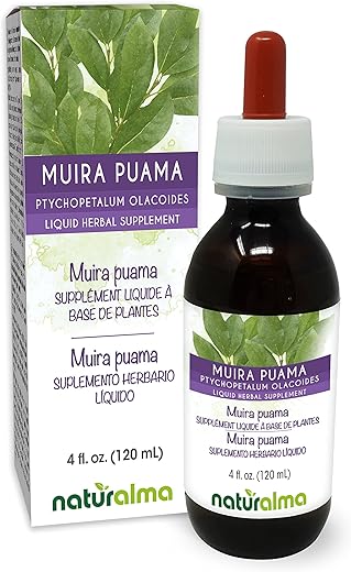 Muira Puama Extrato Líquido – 118 ml – Tintura sem Álcool – Suplemento Herbal – Vegano - Naturalma