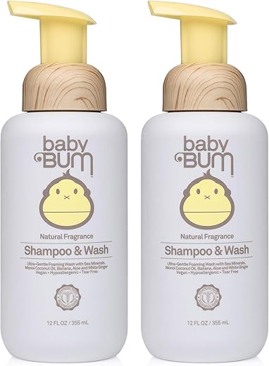 Sun Bum - Shampoo Baby Bum: Cabelos Limpos e Macios para Bebês | 250ml