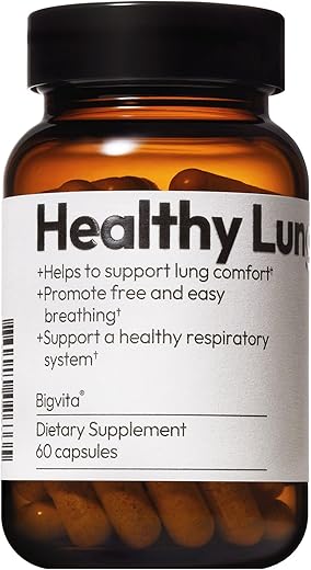 BigVita - BIGVITA – Suplemento Vegano para Saúde Pulmonar – Suporte Detox para os Pulmões – Livre de Glúten – 100% Natural – Marca BIGVITA