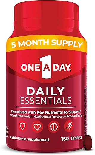 ONE A DAY - One-A-Day Daily Essentials: Multivitamínico para Mulheres – Marca Líder em Vitaminas