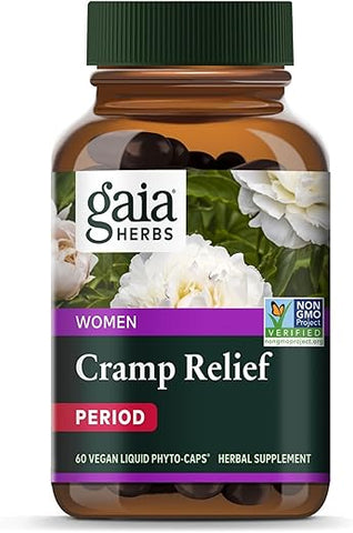 Cramp Relief – Equilíbrio Hormonal com Ervas para Alívio de Cólicas - Gaia Herbs