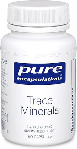 Mistura de Minerais Traços Essenciais para Apoiar o Metabolismo e Função Celular – 60 Cápsulas - Pure Encapsulations