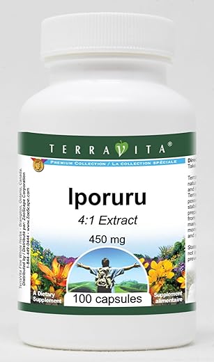 Terravita - Iporuru 4:1 – 450 mg (100 Cápsulas) – Marca Iporuru, Benefícios Naturais