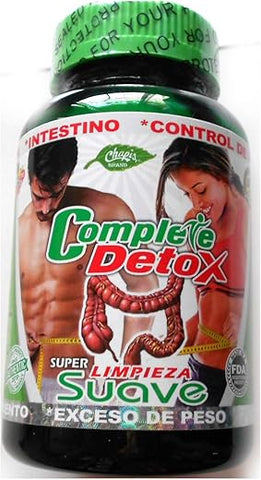Chapis - Detox Orgânico Completo | Super Limpieza Suave 90 Cápsulas | Marca: Complete Detox
