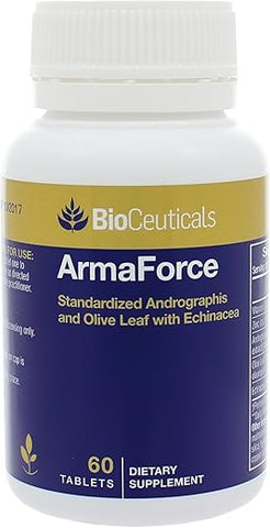 SUPTMAX - MSNOR BioCeuticals ArmaForce Suporte Imunológico Folha de Oliveira 60 Cápsulas Veganas
