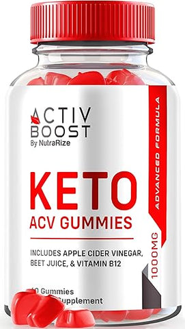 NutraRize - Activ Boost Keto ACV Gummies – Gomas de Keto ACV para Perda de Peso Avançada, Máxima Potência, Goma de Keto ACV, Avaliações de ActivBoost Gomitas
