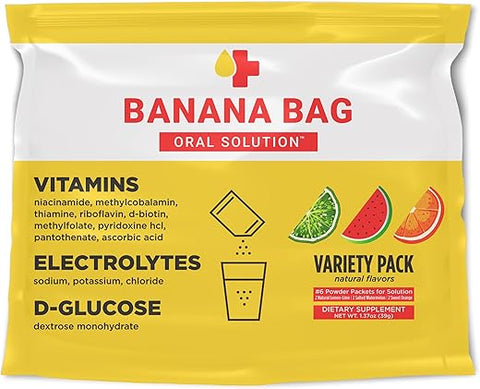 Banana Bag Oral Solution - Banana Bag Solução Oral – Fórmula de Recuperação Farmacêutica – Eletrólitos | 500ml