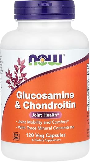 NOW Foods - Now Foods Glucos – Suplemento de Glucosamina 500mg – 60 Cápsulas