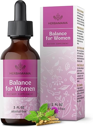 Balance Drops – Cardo Mariano, Vitex Berry, Angelica, Raiz de Maca | Marca HERBAMAMA - HERBAMAMA