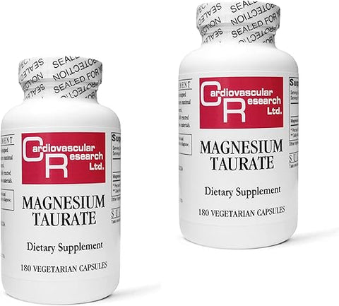 EFM-MGT180X2 180 Cápsulas, Taurato de Magnésio (Pacote com 2) – Saúde Cardiovascular - Cardiovascular Research