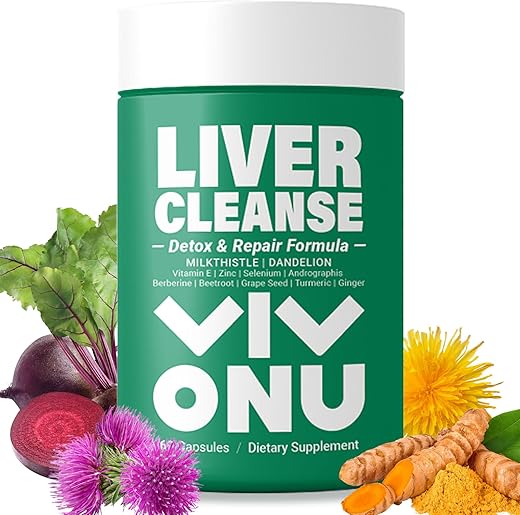 VivoNu - Limpeza do Fígado, Desintoxicação – Marca: Detox – 100% Natural e Eficaz