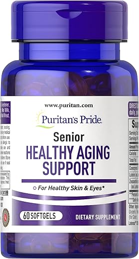 Puritan's Pride - Puritan’s Pride – Suplemento Envelhecimento Saudável Sênior – 60 cápsulas – 500mg