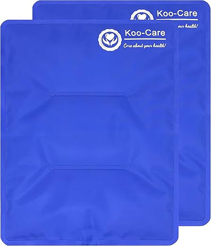 Gel Flexível Reutilizável Koo-Care para Lesões – Compressa Quente e Fria para Alívio de Dor, Inchaço e Fisioterapia – Indicado para Ombro, Braço, Costas, Quadril, Joelho, Canela e Pé (L, 11″)