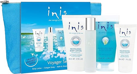 Inis the Energy of the Sea - Inis – Conjunto Presente Voyager com Bolsa de Cosméticos – Energia do Mar – 100ml