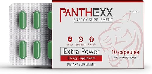 Panthexx - Fórmula de Ação Rápida para Estilo de Vida Ativo | Impulsionador Natural de Energia, 10 Unidades (Pacote de 1)