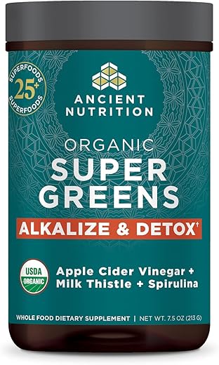 Ancient Nutrition - Supergreens Alcalinizante – Potencialize sua saúde com a marca Supergreens