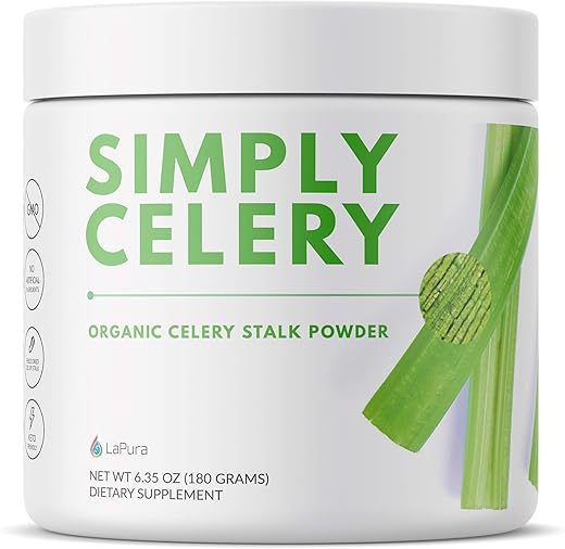 Pó de Aipo Orgânico para Detox e Limpeza – Suporte à Saúde Intestinal – 100g - LaPura