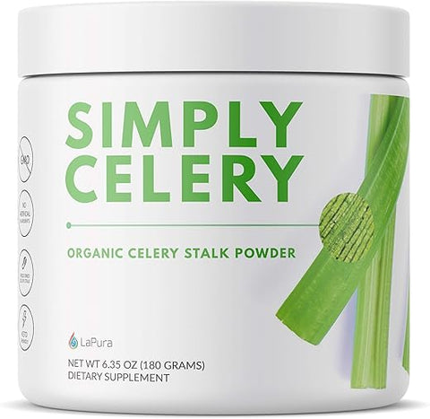 Pó de Aipo Orgânico para Detox e Limpeza – Suporte à Saúde Intestinal – 100g - LaPura