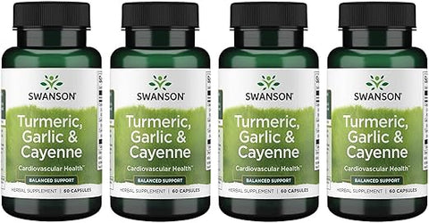 Alho Cúrcuma Espectro Completo – 60 Cápsulas - Swanson