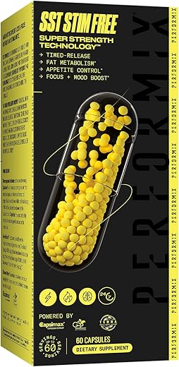 SST Stim Free – Energizante sem Estimulantes, Supressor de Apetite – 60 cápsulas - PERFORMIX