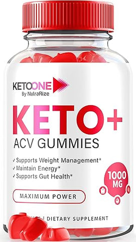 NutraRize - KetoOne ACV Gummies – Gomitas KetoOne ACV para Perda de Peso Avançada (60 unidades)