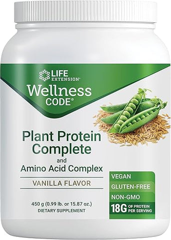Wellness Code® Proteína Vegetal Completa – 500g - Life Extension