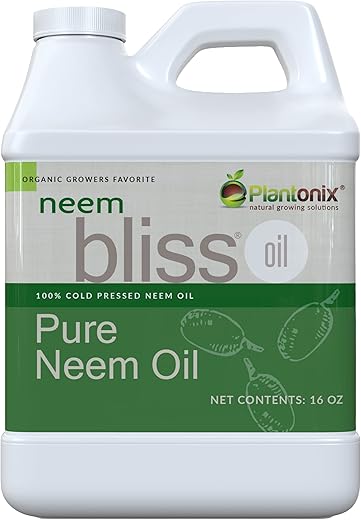 plantonix - Óleo de Neem Puro Concentrado (473 ml) – 100% Extraído a Frio – Concentrado de Óleo de Neem Natural – Extrato Puro de Óleo de Neem – Óleo de Neem para Pele e Cabelo
