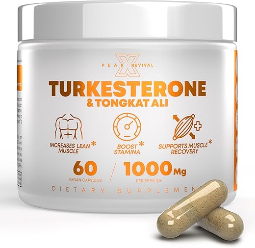 Peak Revival-X - Turkesterone: Potencialize seus resultados com o poderoso suplemento natural – 100% eficaz e seguro!