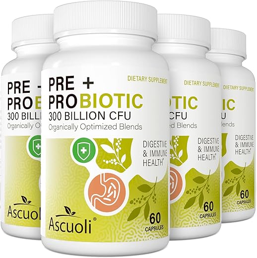 Ascuoli - Probióticos para Mulheres: Melhore sua Saúde Intestinal com Fórmula Especial para o Bem-Estar Feminino