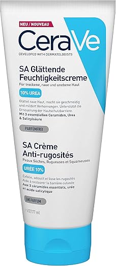 SA Smoothing Cream 177ml | Hidratante Corporal para Pele Mais Suave em Apenas 3 Dias - CeraVe