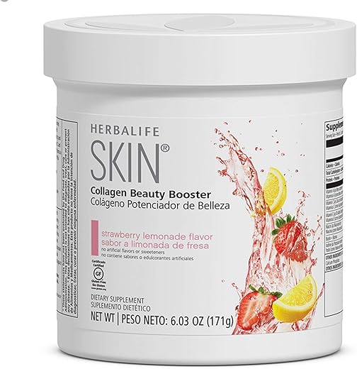 SKIN Collagen Beauty Booster – 6.03 oz (180 ml) – Potencialize sua beleza com colágeno - Herbalife