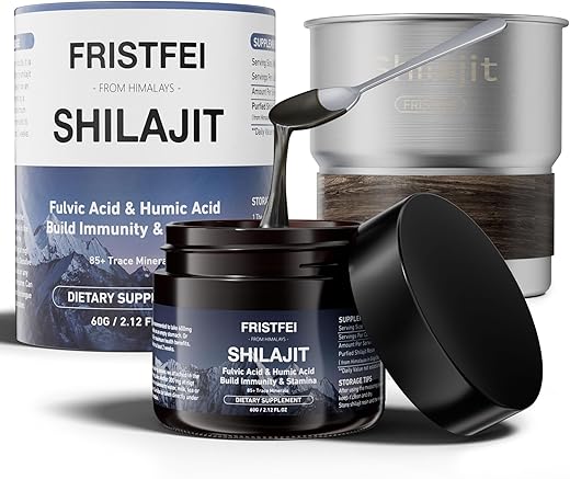 Fristfei - Shilajit Resina Pura 100%% – Orgânica do Himalaia para Homens – 30g