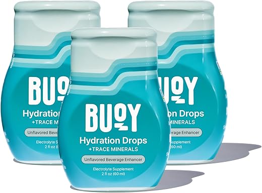 Electrolyte Drops | 120 Porções | Sem Açúcar, Sem Adoçantes | Recomendado por Nutricionistas | Minerais Traços, Vitaminas | Propositadamente Sem Sabor | Adicione a Qualquer Bebida - Buoy