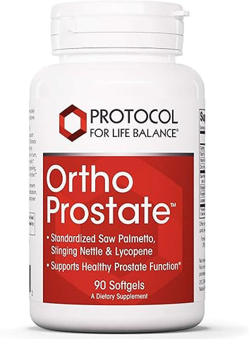 PROTOCOL FOR LIFE BALANCE - Protocolo Ortho Próstata – Suplemento para a Saúde da Próstata Masculina – com Extrato de Saw Palmetto e Extrato de Urtiga